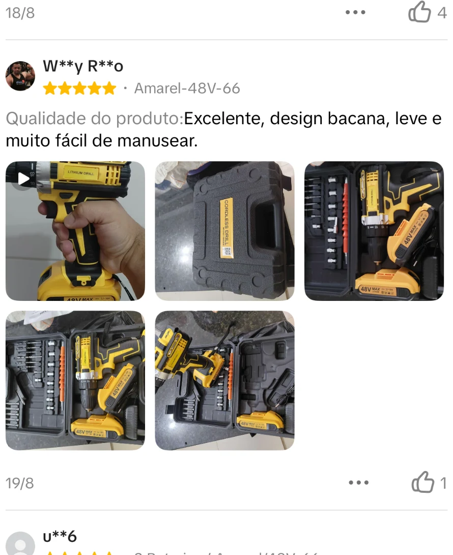 Avaliação de comprador